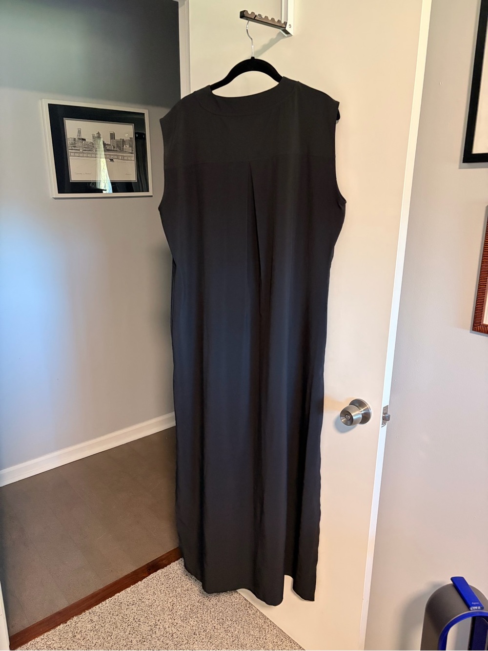 Athleta Marlow Maxi Dress, Black, Size L - Picture 4 of 7